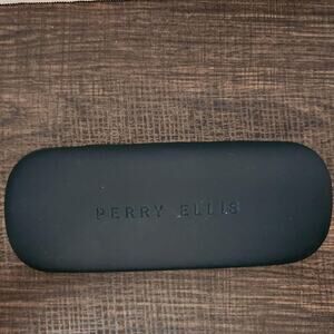 Perry Ellis matte black hard